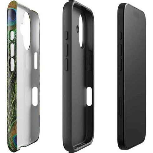 Peacock iPhone 16 Plus Impact Case